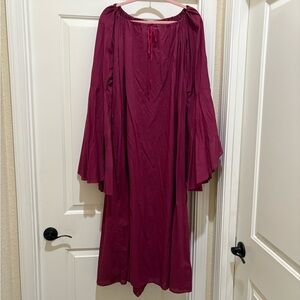 HolyClothing Angeline Maxi Chemise Limited Deadly Nightshade
